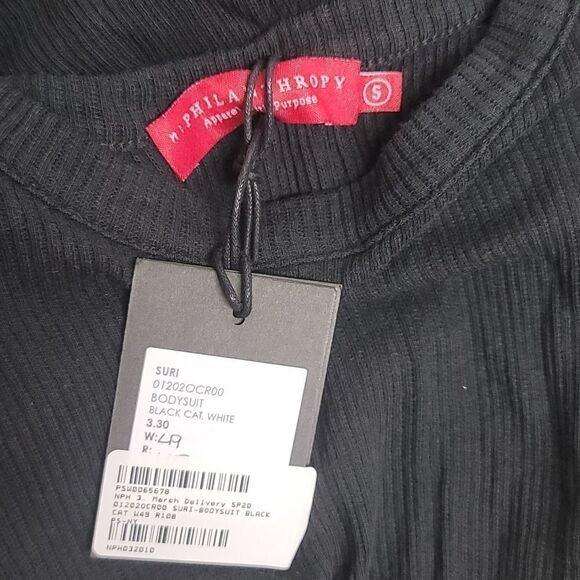 N:PHYLANTROPY Black Cat Bodysuit - Picture 7 of 7